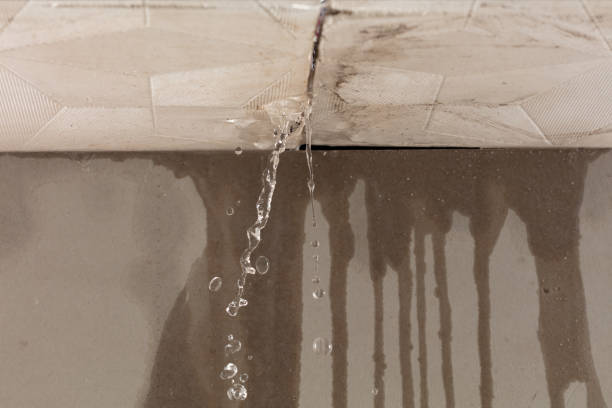 Professional Burst Pipe Cleanup technician working in Fayville, MA